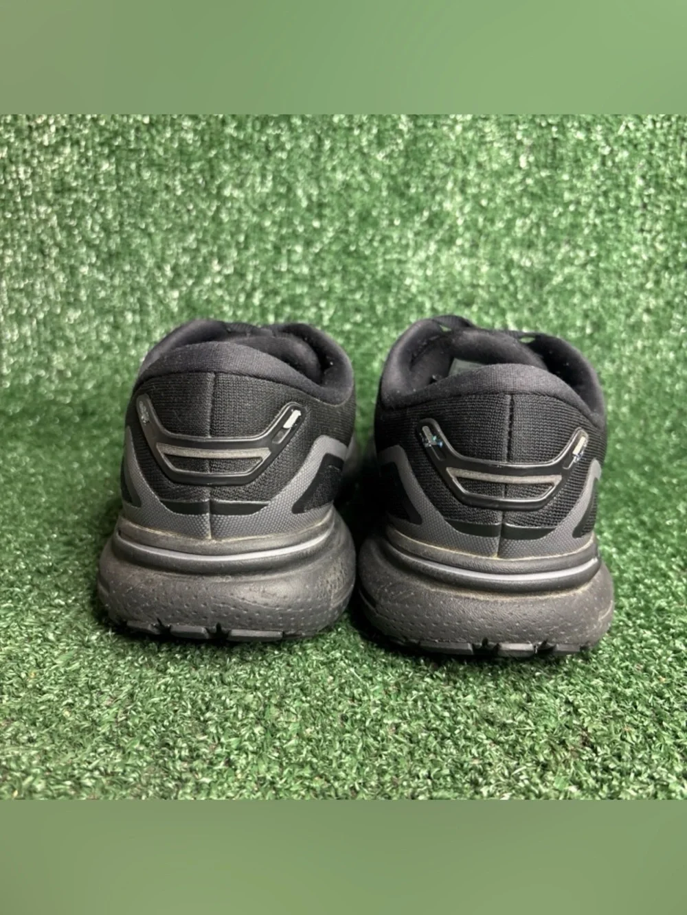 Brooks Ghost 15 Running Shoes Women Size 7 D Wide Black Comfort Low Sneakers‎
